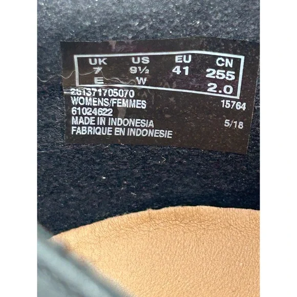 Women's Black Leather Slip-On Penny Loafers - Picture 11 of 13